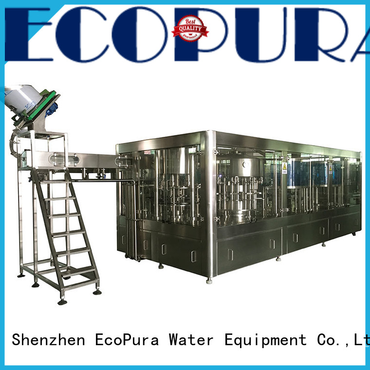 EcoPura low cost small liquid filling machine trade partner for commercial production