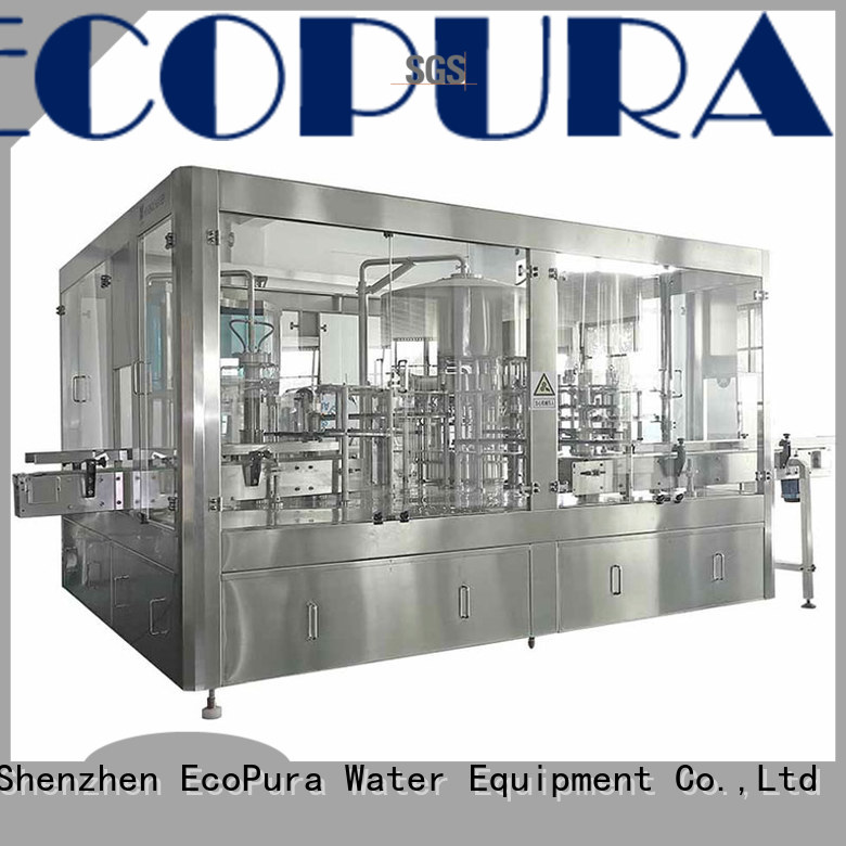 EcoPura unbeatable price water bottle filling machine overseas trader for sale