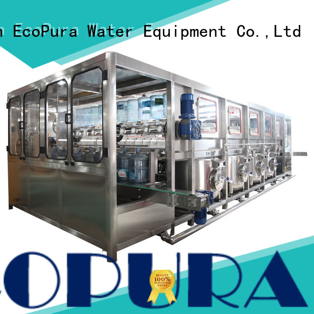 EcoPura 1500bph mineral water bottle filling machine factory for industrial production