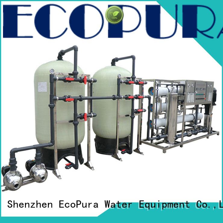 EcoPura strict inspection water processing machine solution expert for water purification