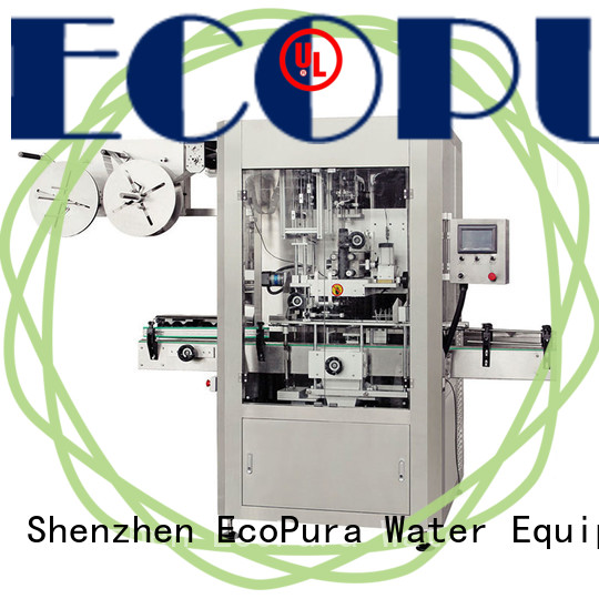 EcoPura ISO9001 certified Bottle Labeling Machine international market for sale