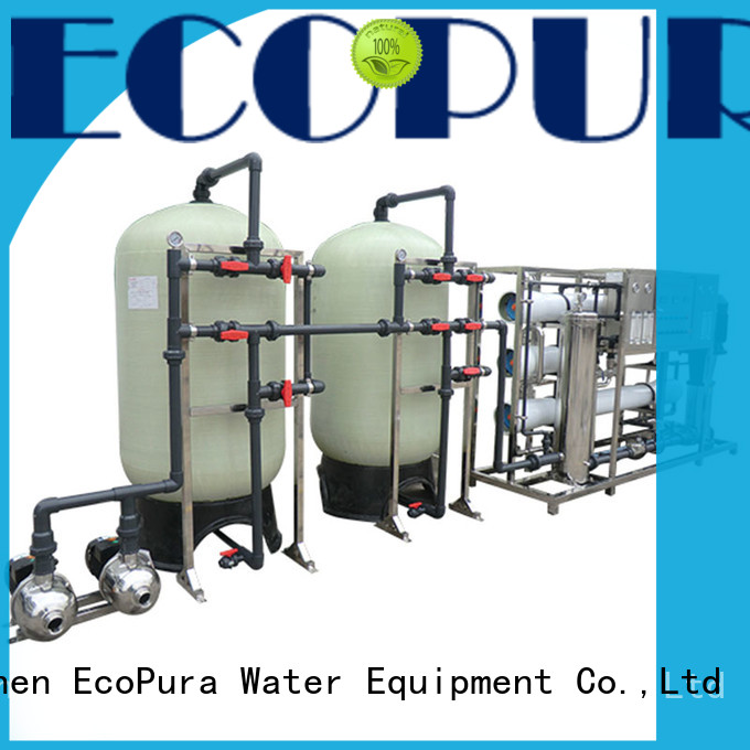 EcoPura 100% quality water treatment machine solution expert for the global market