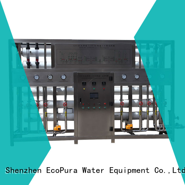 EcoPura 10m3h water treatment process wholesaler trader for water purification