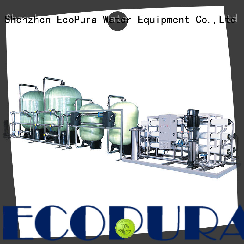 EcoPura 100% quality water treatment machine manufacturers solution expert for the global market