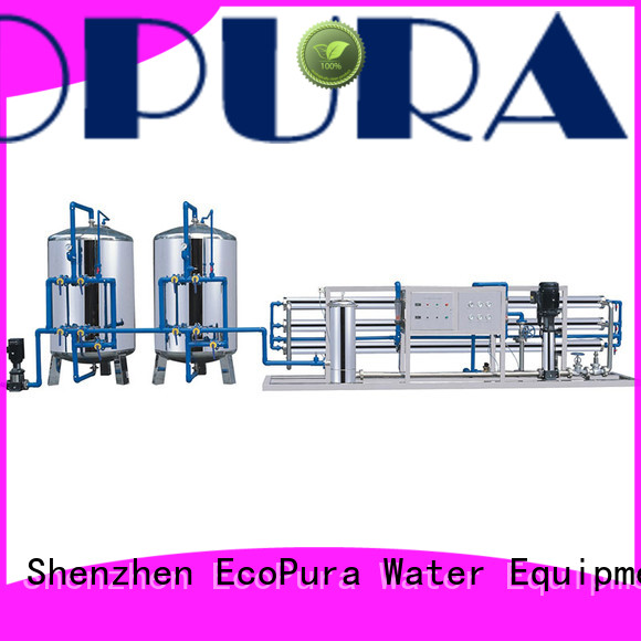 EcoPura standard water treatment equipment solution expert for water treatment