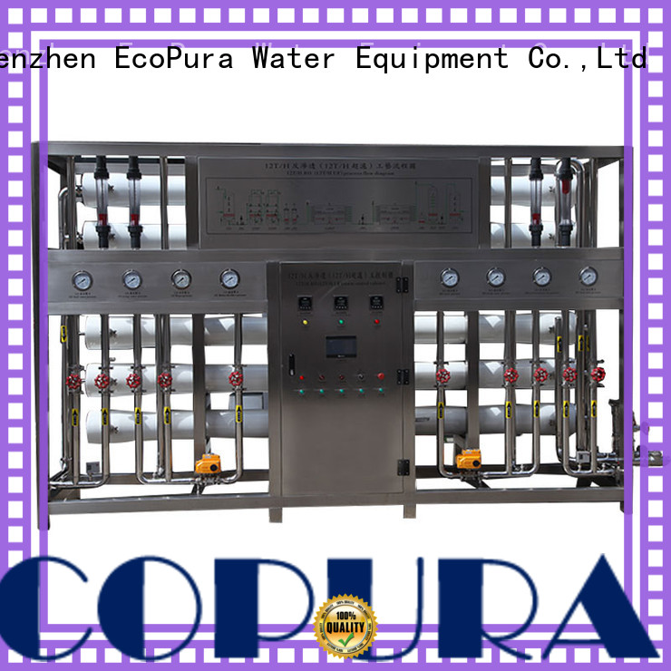 EcoPura 1900gpd6300gpd water treatment companies exporter for the global market