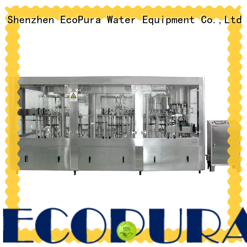 EcoPura filling juice bottling machine looking for buyer for distribution