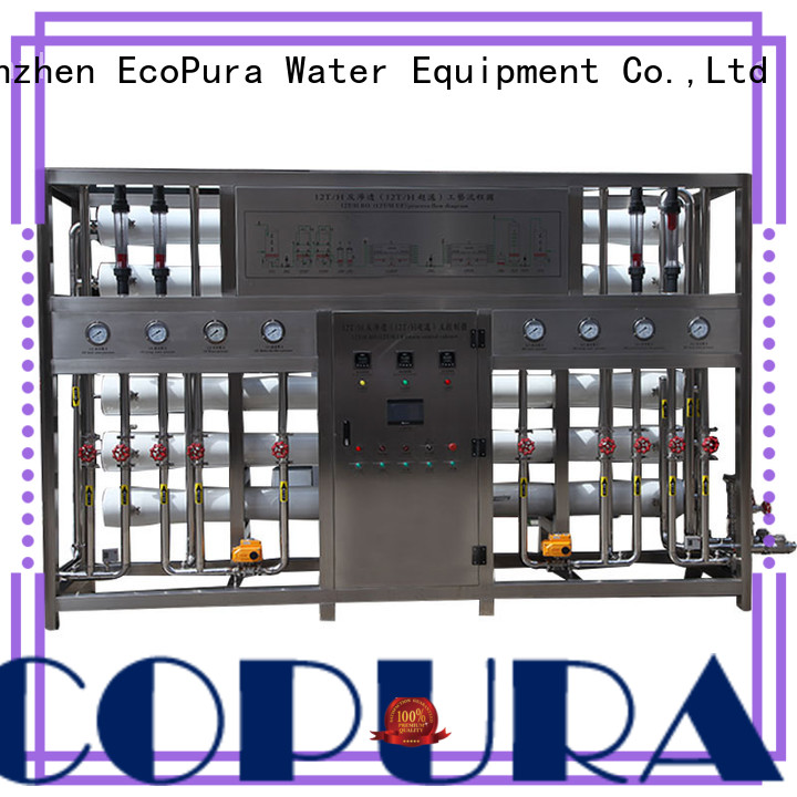 EcoPura 100% quality water treatment machine manufacturers wholesaler trader for water purification