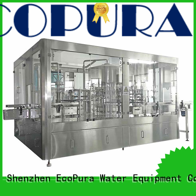 EcoPura 100% quality water bottle filling machine producer for sale