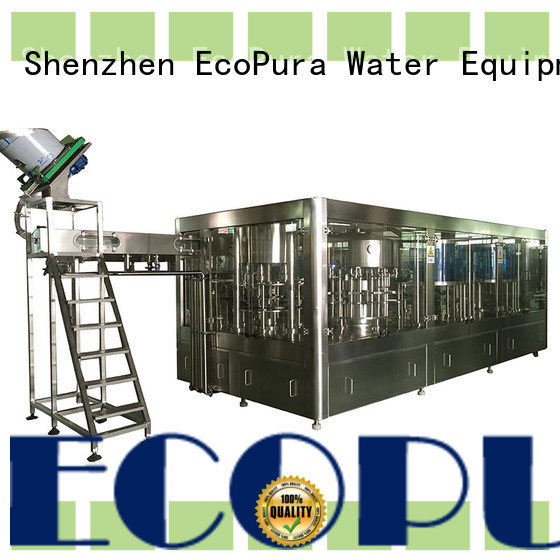 EcoPura low cost automatic liquid filling machine trade partner for beverages