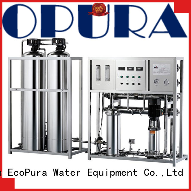 EcoPura strict inspection water treatment machine solution expert for the global market