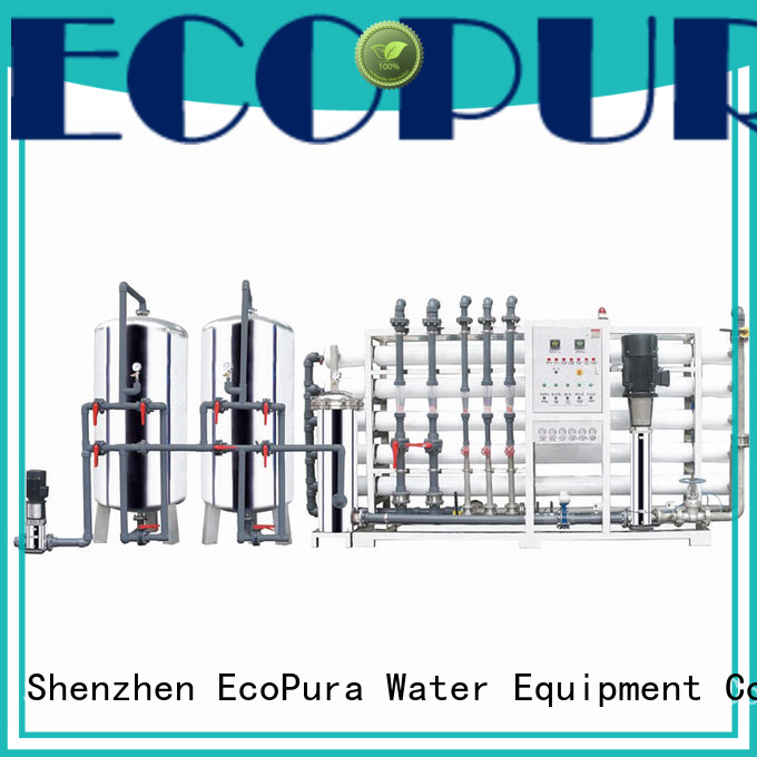 EcoPura standard water system equipments solution expert for water purification
