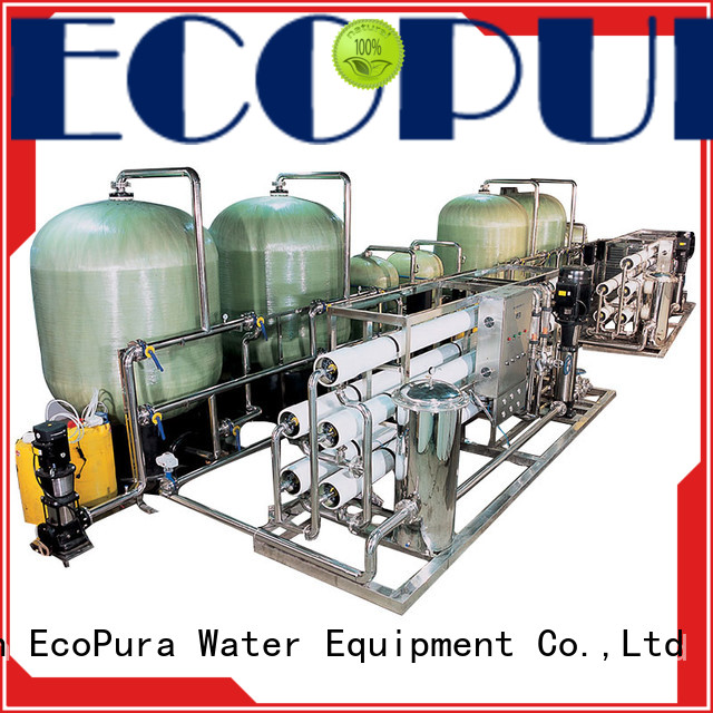 EcoPura 100% quality water treatment equipment for sale exporter for water purification