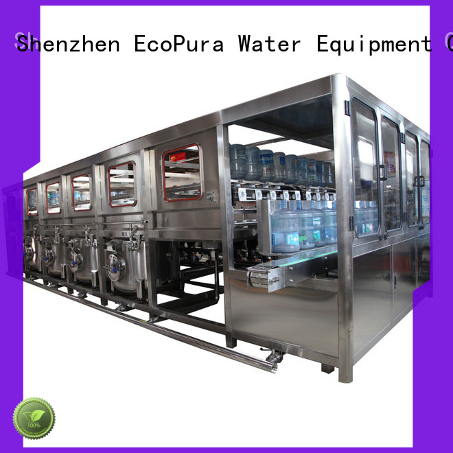EcoPura automatic bottled water machine factory for distribution