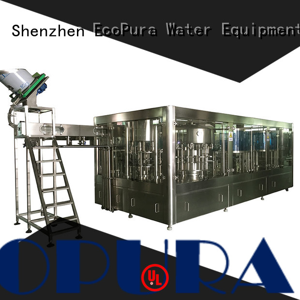EcoPura factory directly supply wine bottling line 3in1 for distribution