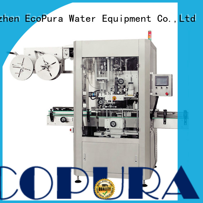 EcoPura factory directly supply bottle labeler machine international market for commerce