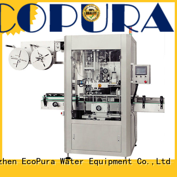 EcoPura double bottle labeler for sale international market for commerce