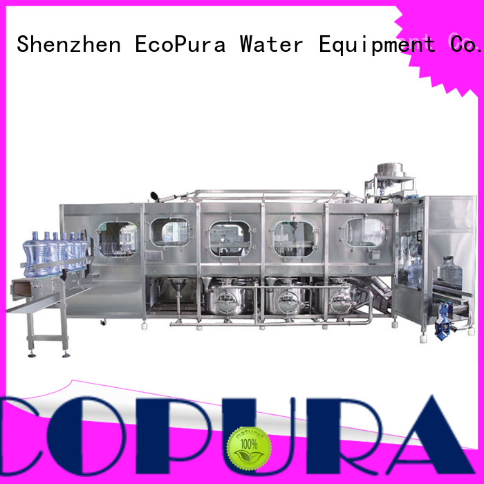 EcoPura 100450bph bottled water machine manufacturer for industrial production