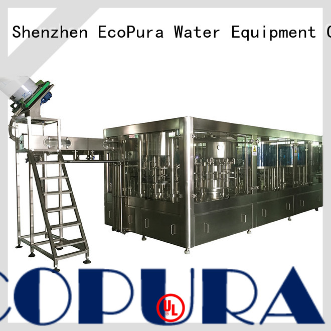 EcoPura machine bottle filler manufacturer for beverages