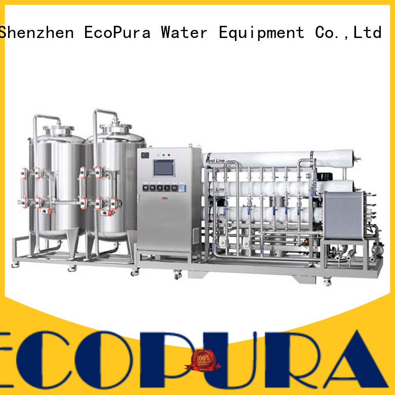 EcoPura standard water treatment plant manufacturers solution expert for water purification