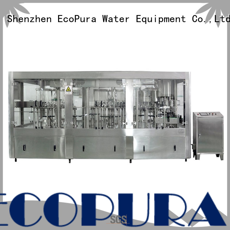 EcoPura unreserved service oil bottling machine overseas trader for industrial production
