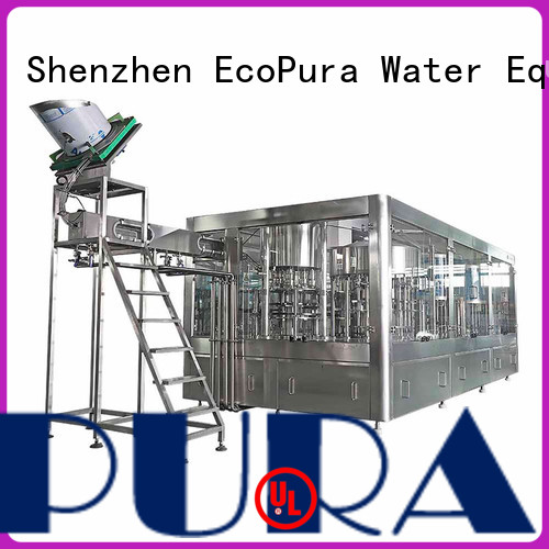 EcoPura water bottling machine trade partner for beverages
