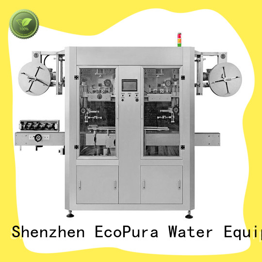EcoPura sleeve bottle labeler international market for commerce