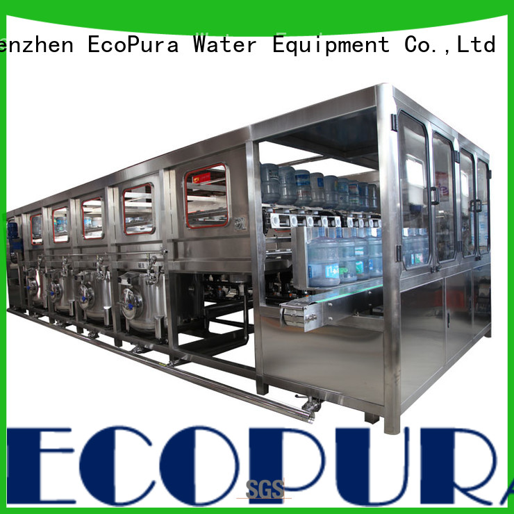 EcoPura 600bph mineral water bottle filling machine factory for commercial production