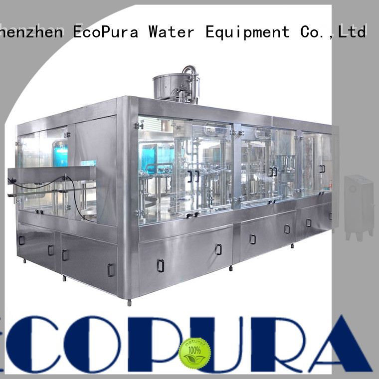 EcoPura standard carbonated soft drinks filling machine factory for upgrade industries