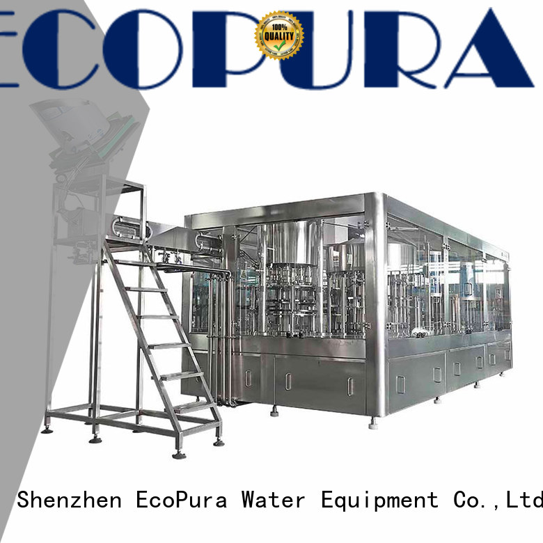 EcoPura water small liquid filling machine manufacturer for liquids