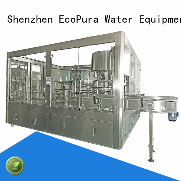 EcoPura 100% quality mineral water filling machine overseas trader for distribution