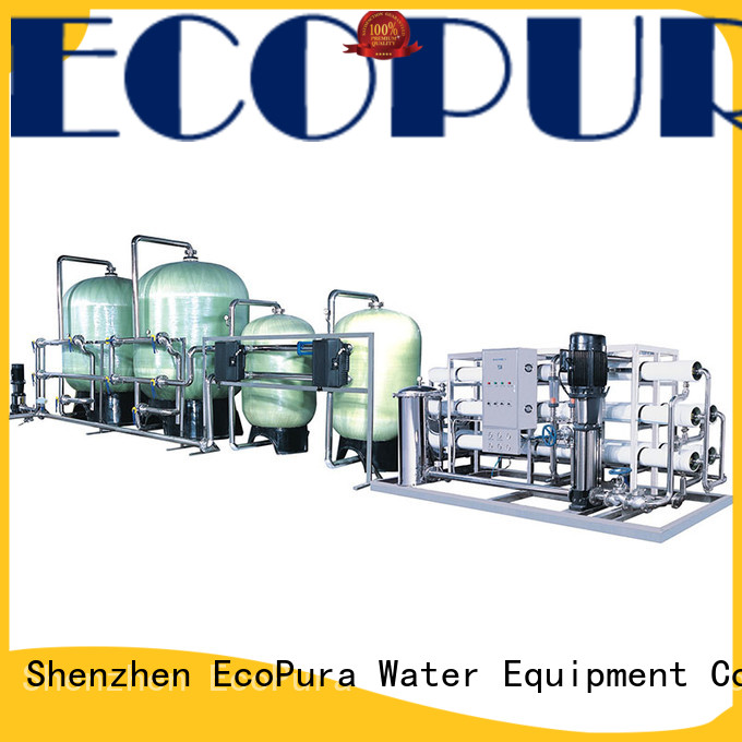 EcoPura 1900gpd6300gpd water treatment equipment supplier solution expert for water purification