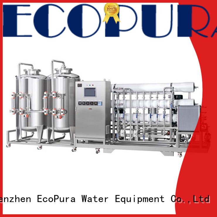 EcoPura pretreatment water system equipments exporter for the global market