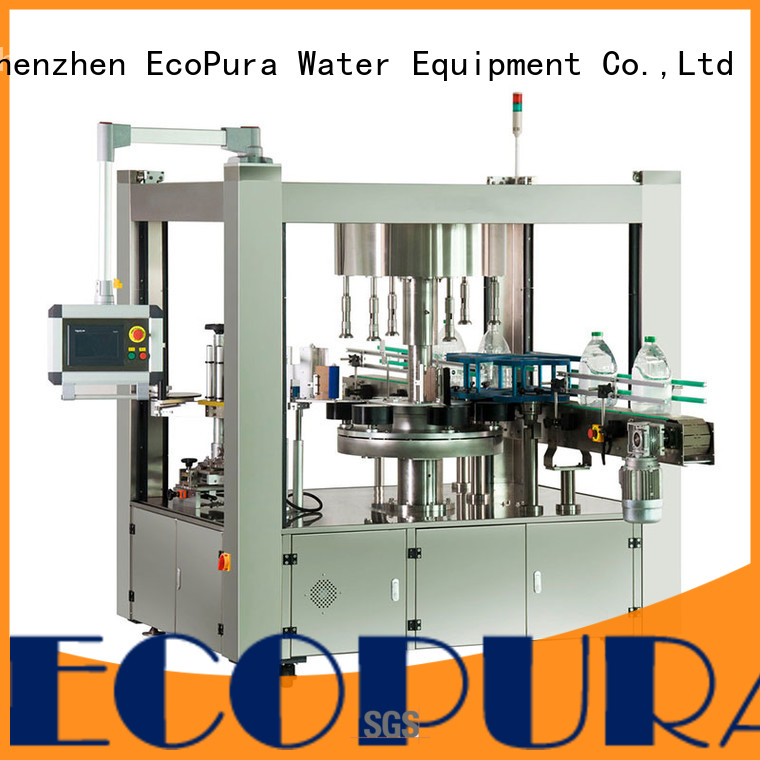EcoPura ISO9001 certified bottle labeler for sale overseas market for commerce