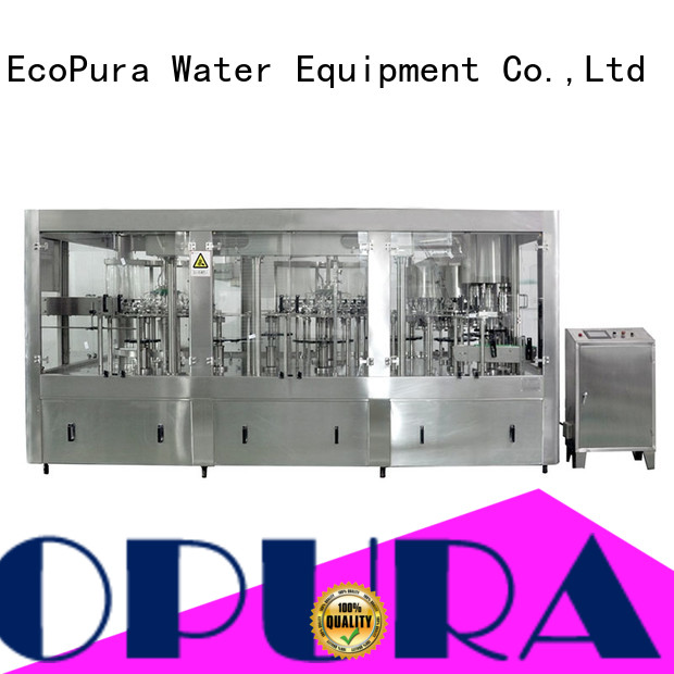 EcoPura unreserved service oil bottling machine international trader for importer