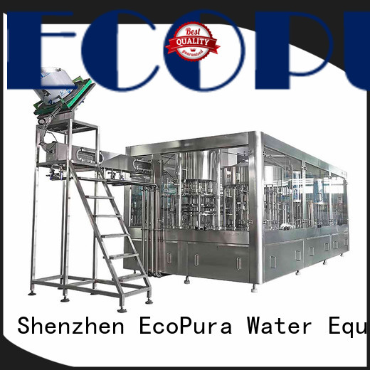 EcoPura filling water bottling plant manufacturer for commercial production