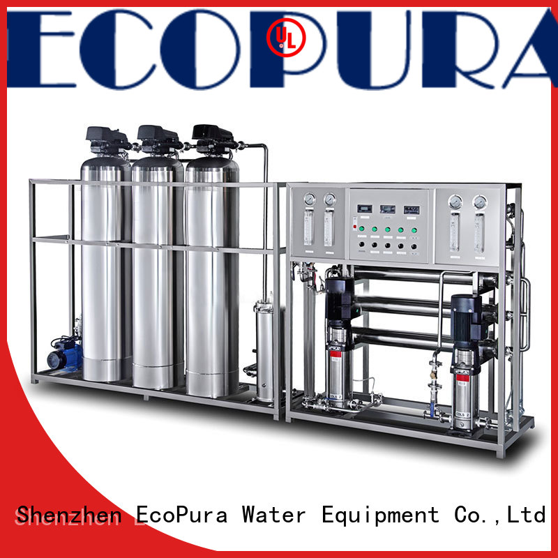 EcoPura standard water treatment equipment solution expert for the global market