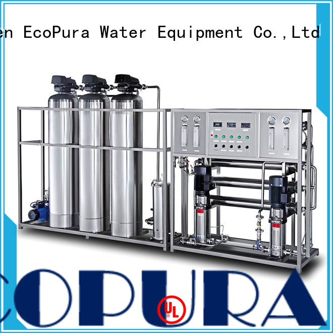 EcoPura 40m3h water treatment machine exporter for water treatment