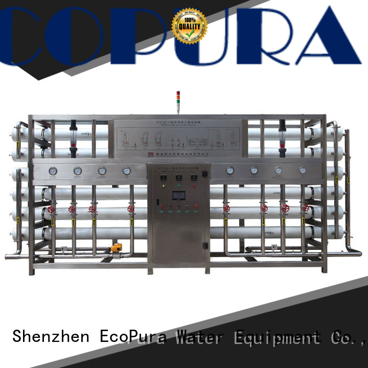 EcoPura strict inspection water treatment equipment manufacturers wholesaler trader for water treatment