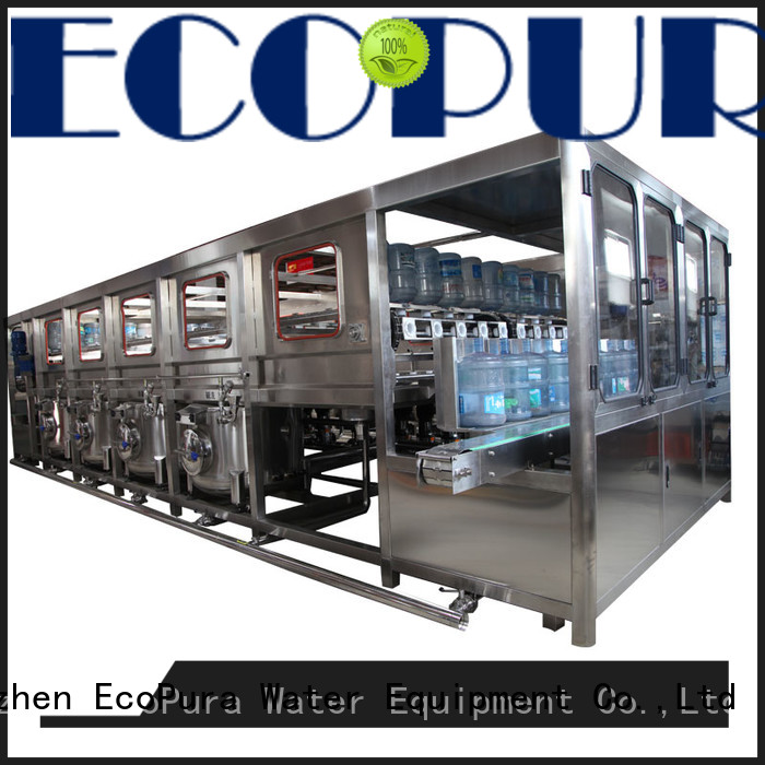 EcoPura 2000bph water bottle filler manufacturer for distribution
