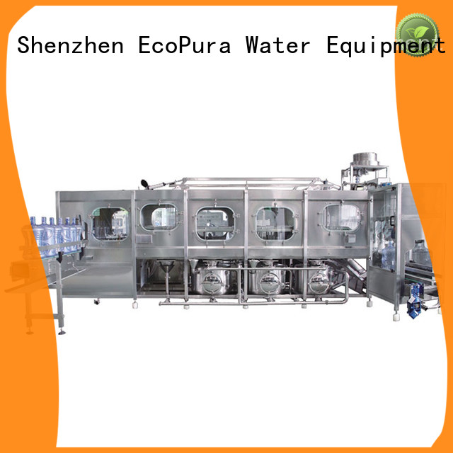 EcoPura 5gallon bottle filling machine price manufacturer for distribution