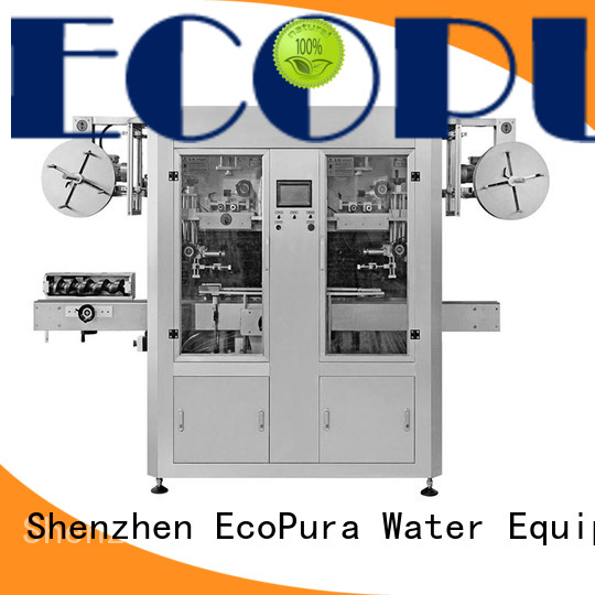 EcoPura shrink Bottle Labeling Machine overseas market for commerce