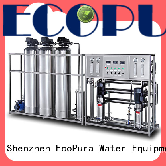 EcoPura strict inspection water treatment equipment exporter for water purification