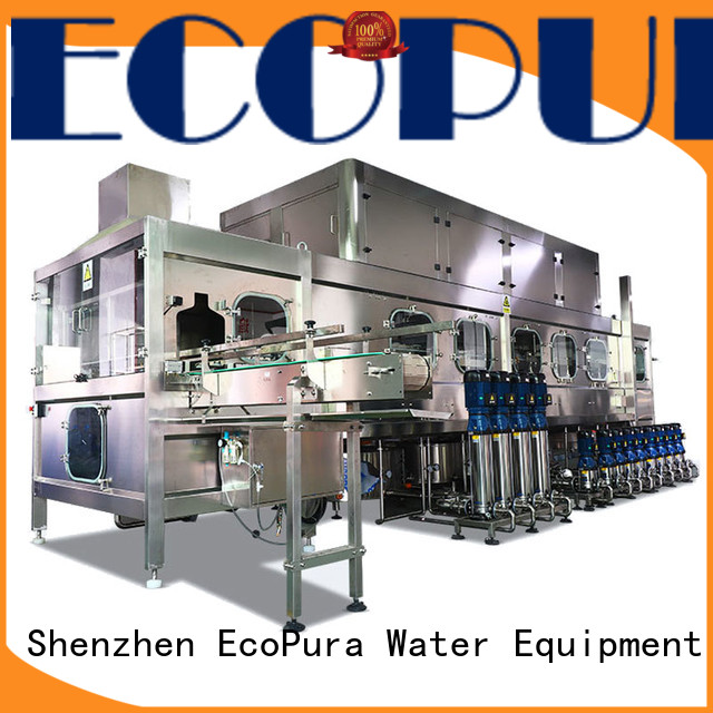 EcoPura 1500bph water bottle filler manufacturer for industrial production