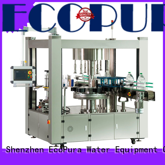 EcoPura ISO9001 certified bottle labeler for sale overseas market for commerce