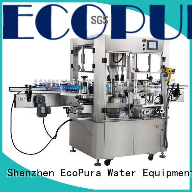 EcoPura ISO9001 certified bottle labeler machine international market for wholesale