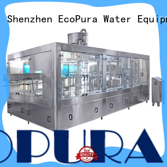 EcoPura automatic carbonated soft drinks filling machine factory for importer