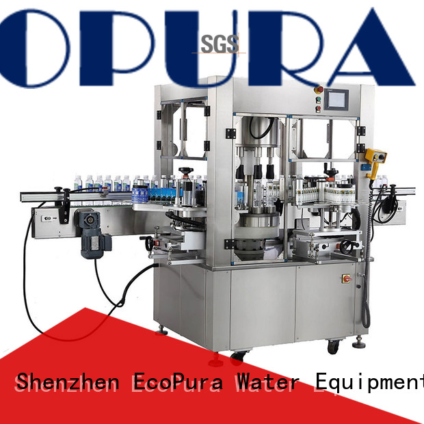 EcoPura ISO9001 certified bottle labeling equipment overseas market for commerce