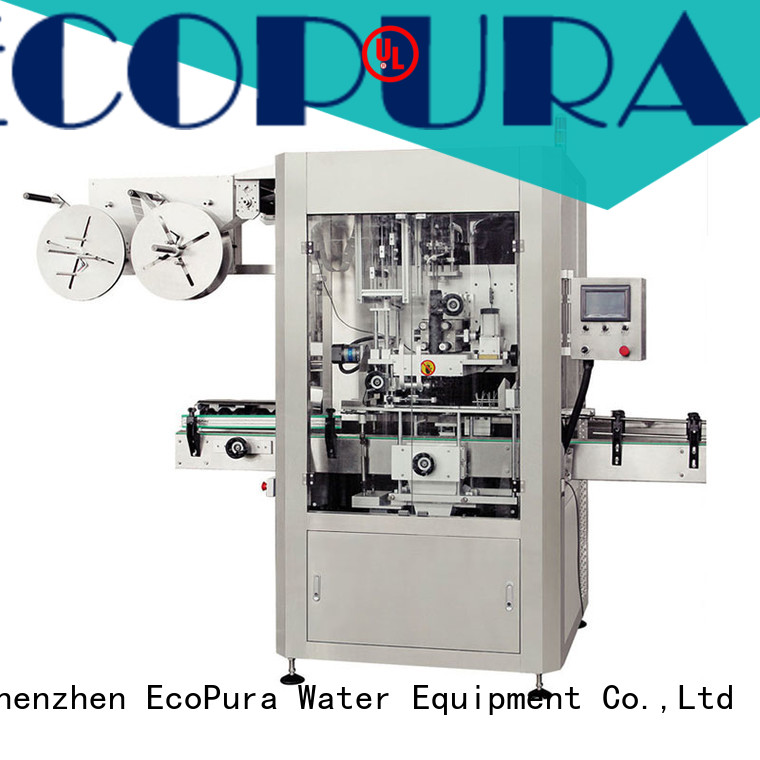 EcoPura double bottle labeler equipment overseas market for commerce