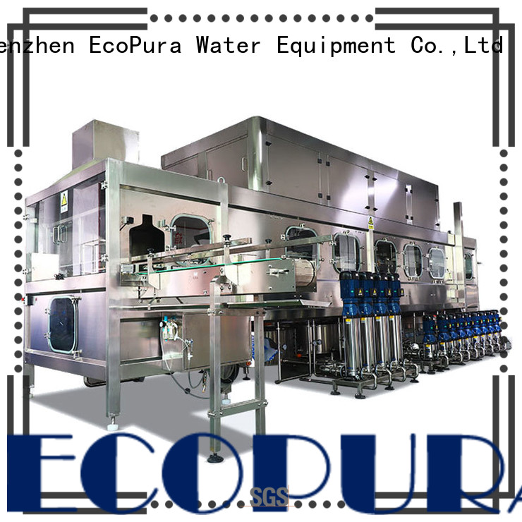 EcoPura 1200bph water filling equipment manufacturer for distribution